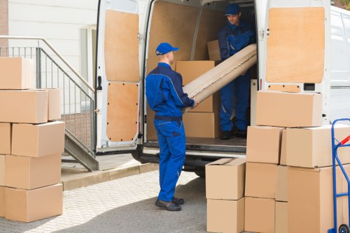 Moving truck ready for a Belgravia home relocation