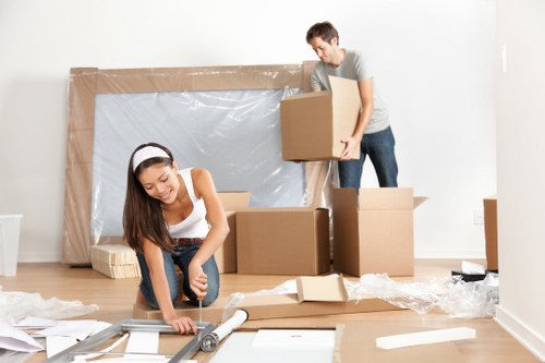 Office relocation planning in Belgravia with careful packing and building access considerations