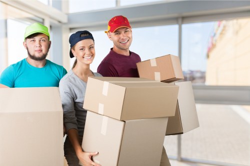 House removalists preparing a Belgravia home move with careful packing and loading