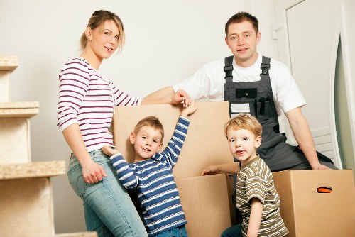 Professional office removals planning in Belgravia with moving boxes and workplace coordination