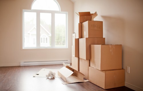 Professional movers completing a careful and secure Belgravia move
