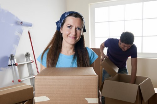 Local movers loading furniture for a short-notice Belgravia removal