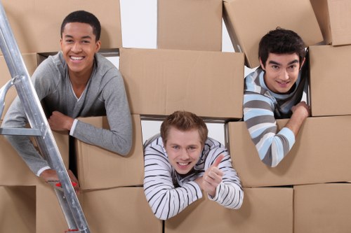 Professional movers handling a careful relocation in Belgravia