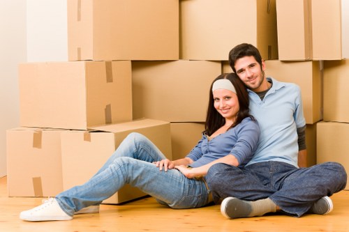 Specialist handling of valuable items during a Belgravia home move