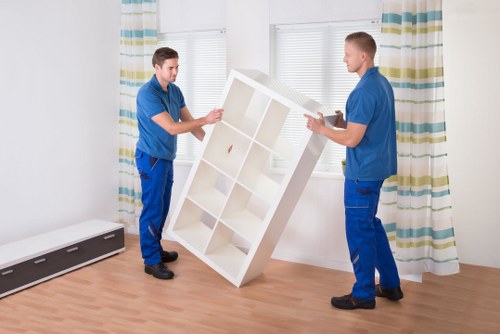 Removal team planning a move in central Belgravia