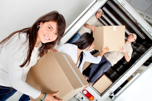 Student relocation preparation in Belgravia with organised boxes