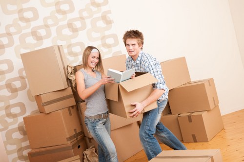 Careful packing materials used for fragile items in Belgravia