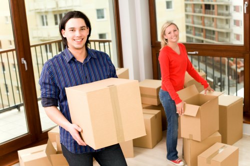 Local man and van team handling a move in Belgravia